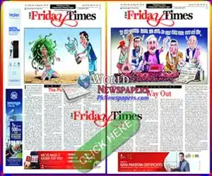 Friday Times Β» The Friday Times Newspaper Today ePaper